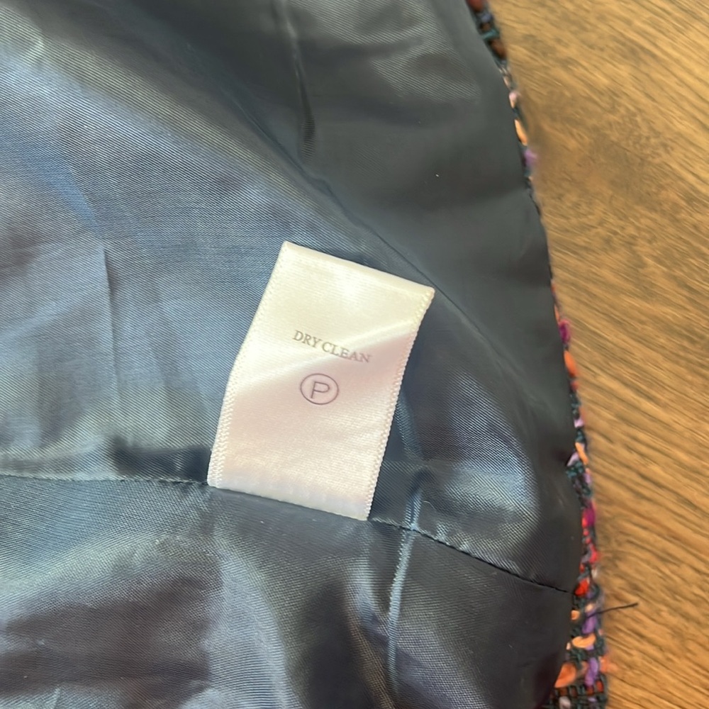 Coldwater Creek Women's Multicolor Tweed Jacket W18 - Picture 9 of 11